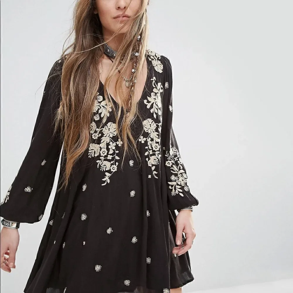 Free People | Revolve Sweet Tennessee Embroidered Mini Dress | S